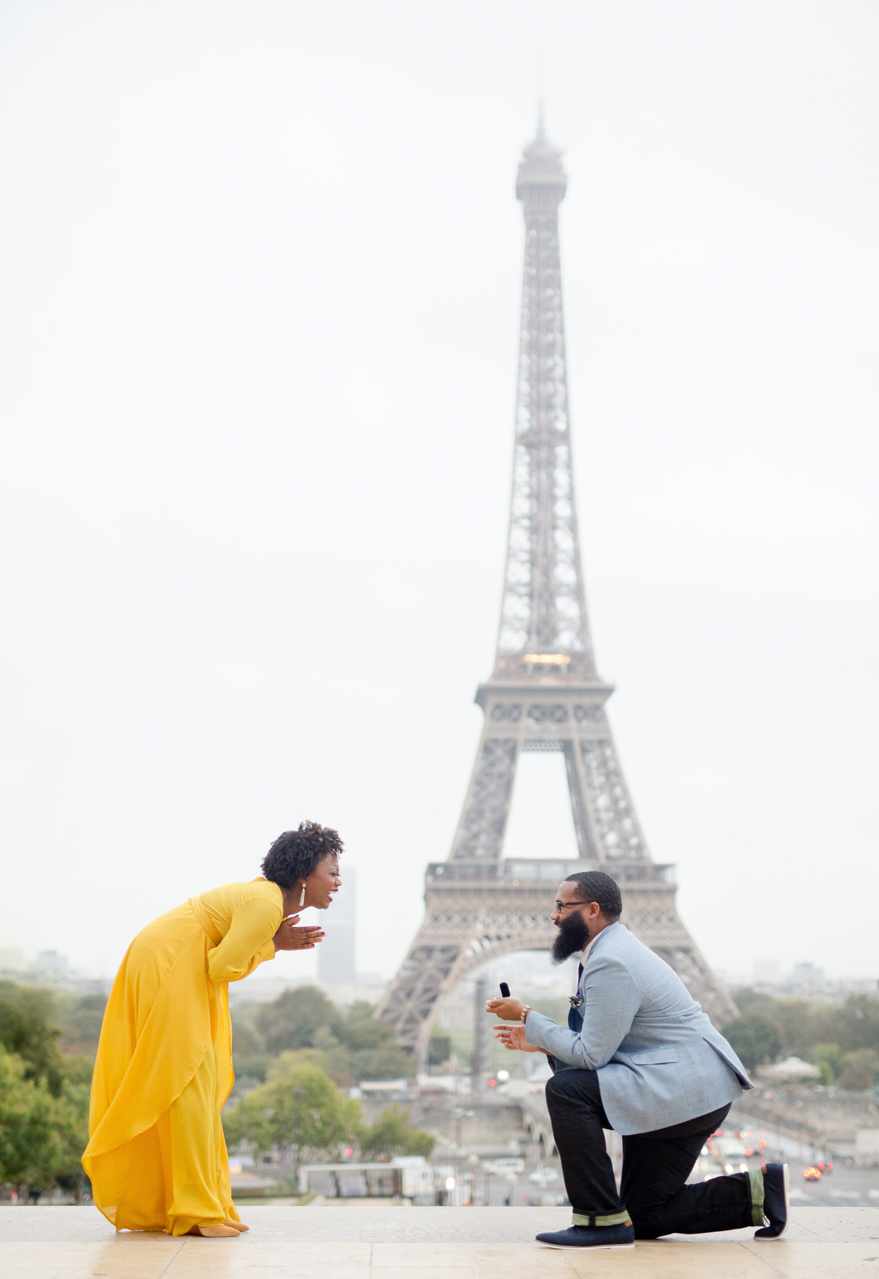 Eiffel Tower Proposal Paris photo Shoot Katie Donnelly