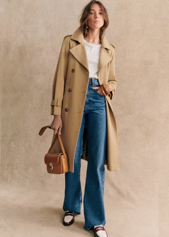 French Girl Trench coat, what to wear in paris