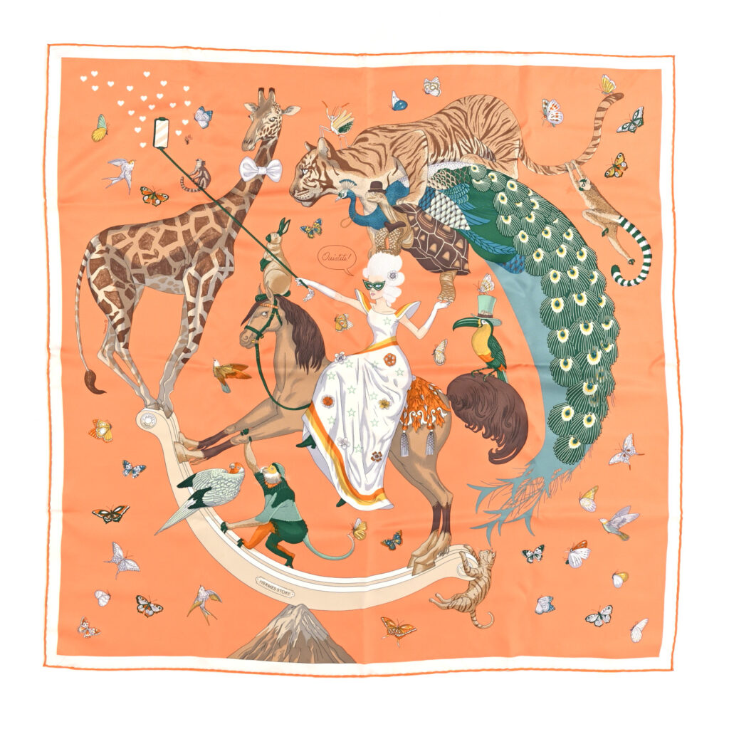 French Girl Style, Hermes scarf must have for Paris