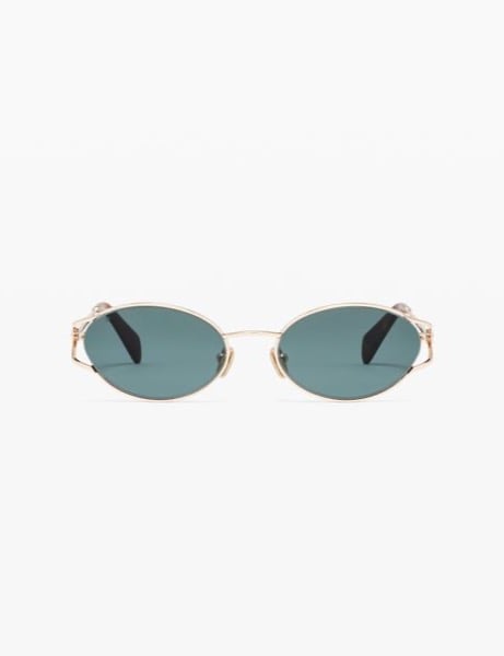 Jimmy Fairly Zelie oval gold sunglasses, what to wear in Paris